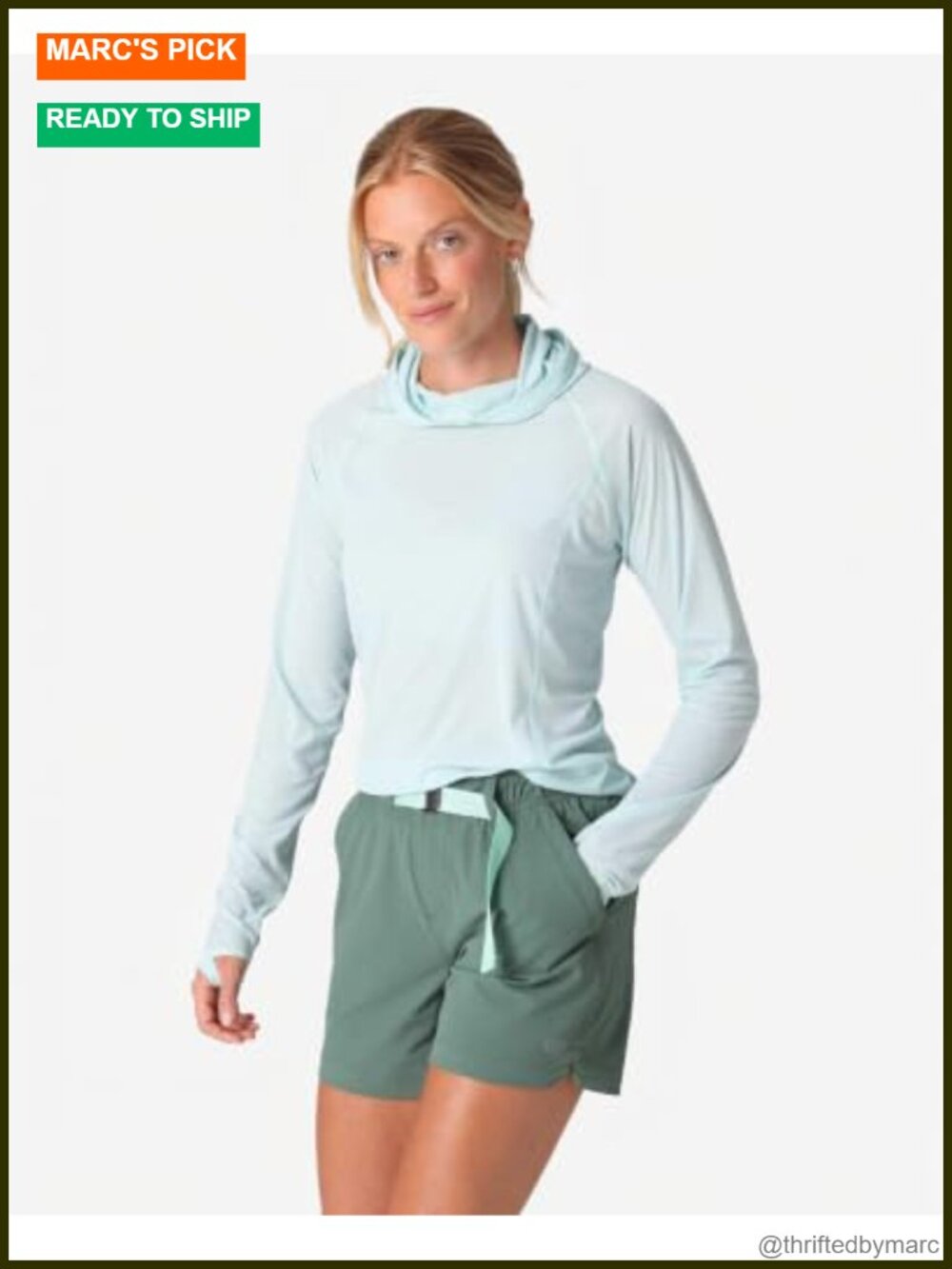 Women's Echo Hoodie UPF 15 Active Performance Pullover